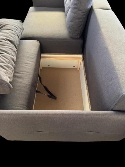 Foto Sofa cama modular 3 pl. + arcon - Grand, Marrón