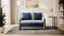 Sofa cama 130x103 - ARIO Gris / Azul