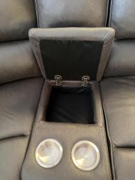 Sofá Rinconera Relax Gigante 410x380 cm: Confort de Cine, Doble Motor y Diseño Reversible SOHO XL GRIS