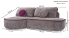 Foto Sofá cama chaise longue de tejido bouclé beige - PEDRO
