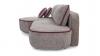 Foto Sofá cama chaise longue de tejido bouclé beige - PEDRO