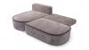 Foto Sofá cama chaise longue de tejido bouclé beige - PEDRO
