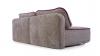 Foto Sofá cama chaise longue de tejido bouclé beige - PEDRO