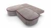 Foto Sofá cama chaise longue de tejido bouclé beige - PEDRO