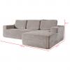 Foto CHAISE LONGUE SOFA, 265 CM MODELO DULCE BEIGE