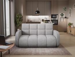 Sofá cama - 154x103 - gris claro - 3 plazas - Deverio