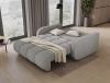 Foto Sofá cama - 154x103 - gris claro - 3 plazas - Deverio
