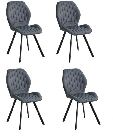 Foto PACK 4 SILLAS DELAWARE 2 GRIS MARENGO