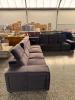 Foto Sofá rinconera con altos reposacabezas y respaldos, 8 plazas - sofa cama - gris - 390x320 – Eva