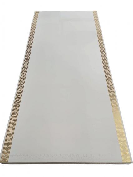 Foto Placa decorativas en PVC - blanco - dorado