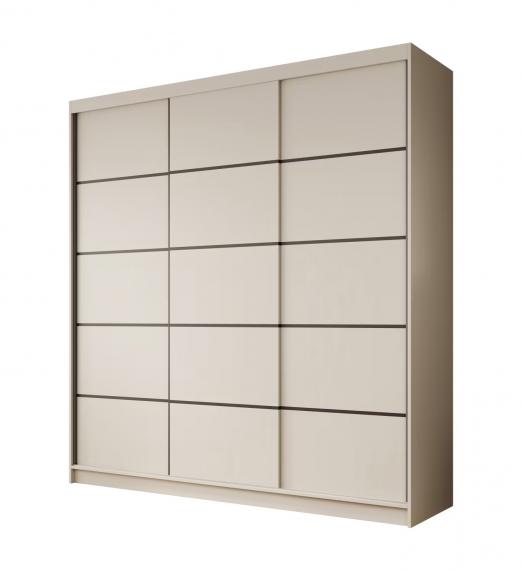 Foto ARMARIO I PUERTA CORREDERA I 215X200X58 CM CON 2 PUERTAS COLOR CACHEMIR GRETA