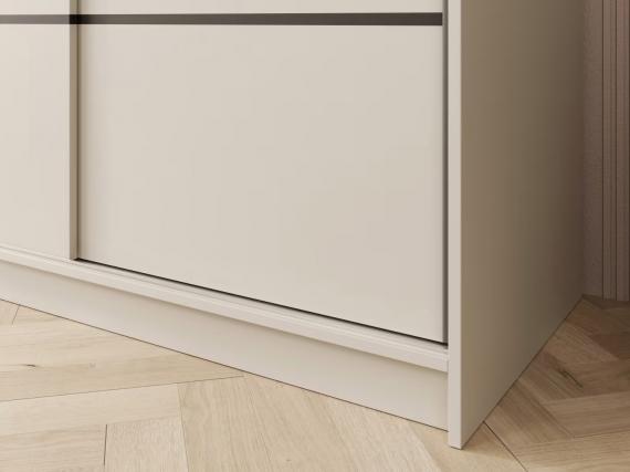 Foto ARMARIO I PUERTA CORREDERA I 215X200X58 CM CON 2 PUERTAS COLOR CACHEMIR GRETA