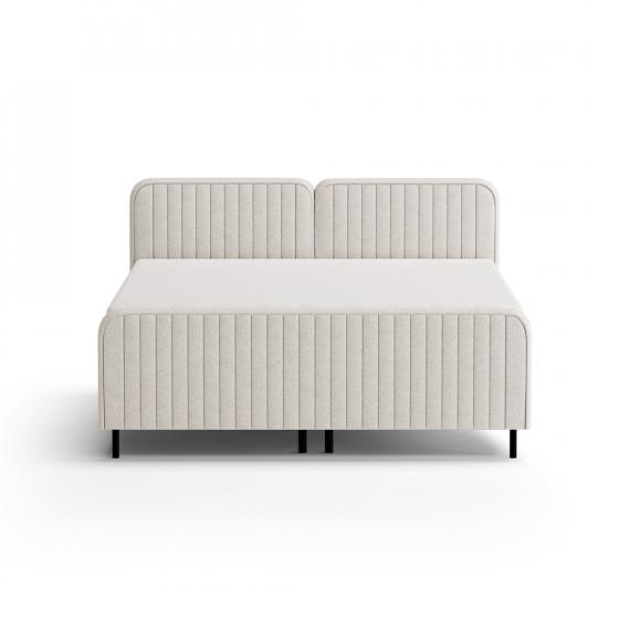 Foto Cama 140/160/180 x 200 + colchón + topper + almacenaje - LAMELLO Crema
