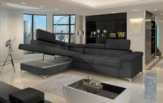 Foto Sofás cama+arcon 275x202 Gris - Eridano OFERTA