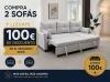 Photo 2-SOFA PACK - 3-Seater Reversible Chaise Longue Sofa Bed with Storage, light gray - COSTA LUX €100 OFF