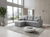 Photo 2-SOFA PACK - 3-Seater Reversible Chaise Longue Sofa Bed with Storage, light gray - COSTA LUX €100 OFF