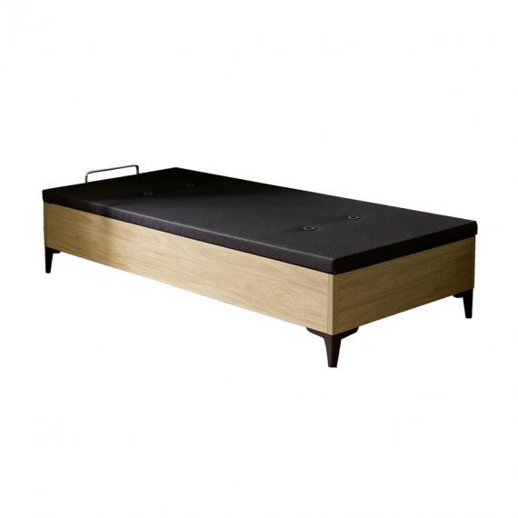 Foto CANAPE 105X190 T/3D NEGRA RUMBERA MOD.RUMBERO ROBLE AURORA
