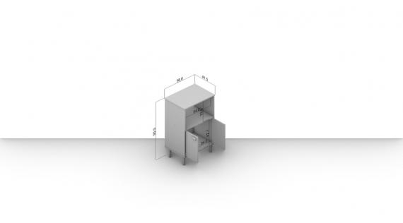 Foto ARMARIO MICROONDAS BLANCO ASFELD2