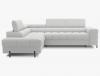 Foto Sofá cama+arcon, gris claro, 276x200 - FERUCCE