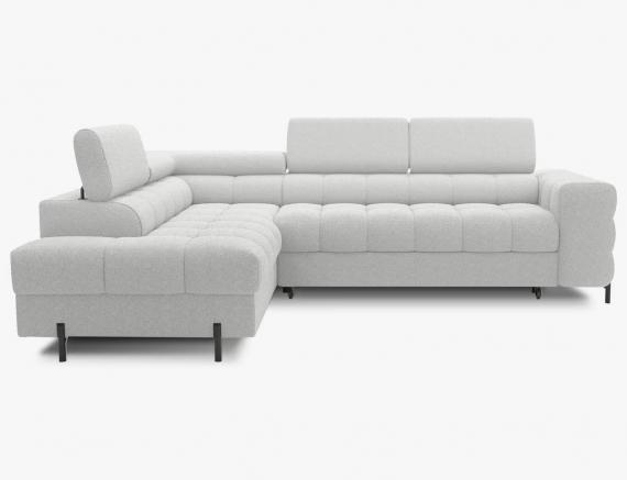 Foto Sofá cama+arcon, gris claro, 276x200 - FERUCCE