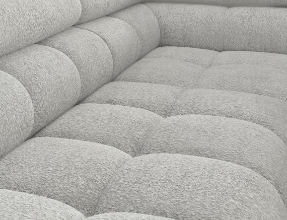 Foto Sofá cama+arcon, gris claro, 276x200 - FERUCCE