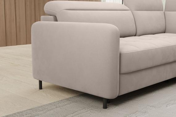 Foto Sofá cama+arcon, beige, 208x160 - BAREA