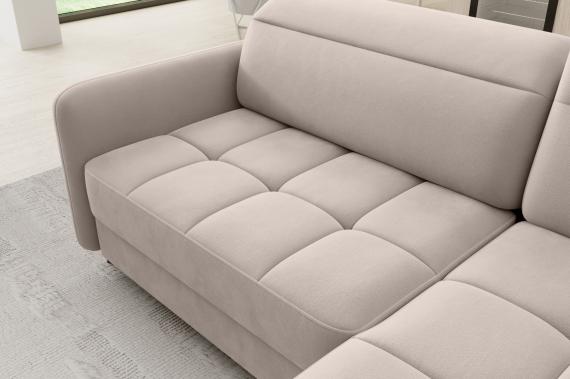Foto Sofá cama+arcon, beige, 208x160 - BAREA