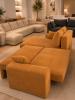 Foto SOFÁ CAMA CHAISE LONGUE REVERSIBLE BARI MOSTAZA, 265 CM