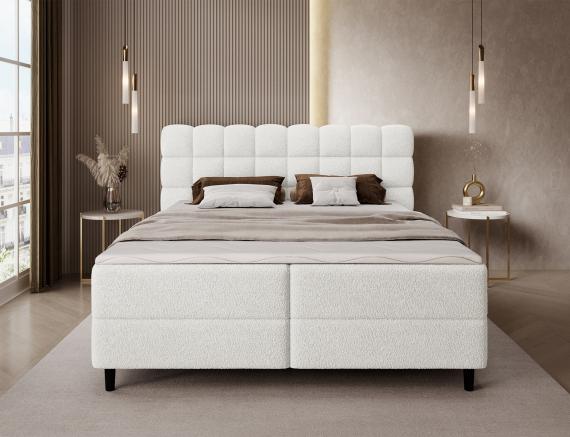Foto Cama Continental 140/160/180x200 blanco - CAMMA