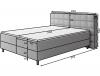 Foto Cama Continental 140/160/180x200 blanco - CAMMA