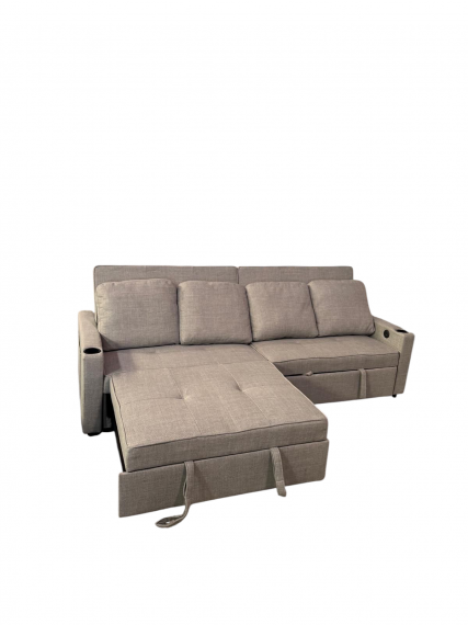 Foto Sofá cama 4 pl. moderno+USB+type-C+portavasos - Costa R 252 cm