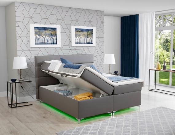 Foto Cama continental - LED - DOS ARCONES - AMADEO