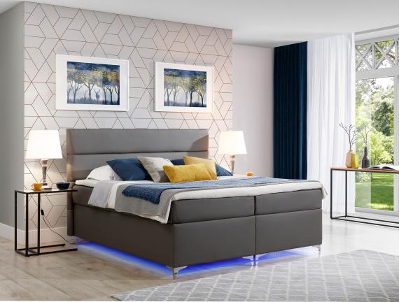 Foto Cama continental - LED - DOS ARCONES - AMADEO