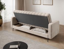 Sofá cama 212 cm beige - RONEYY