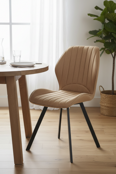 Foto PACK 4 SILLAS DELAWARE 2 MARRÓN CANELA