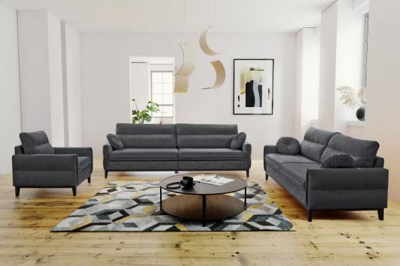 Foto SOFÁ 3 PLAZAS 268 BELLANO ANTRACITA