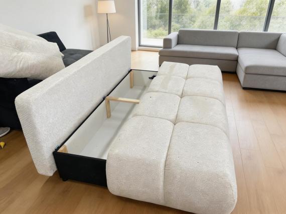 Foto Sofá Cama Lineal NASHWILLE – Diseño Moderno sin Brazos