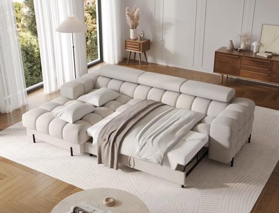 Foto Sofa cama+arcon - 285x181 - beige - FELRO