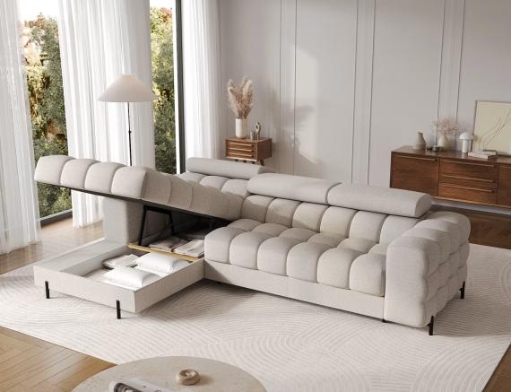 Foto Sofa cama+arcon - 285x181 - beige - FELRO