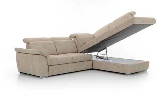 Foto Sofás cama+arcon, beige 260x210 - LORETO