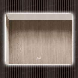 Espejo Cuadrado con Iluminación Trasera LED, Luz Tricolor (40x40 cm)