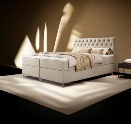 CAMA BOXSPRING CHESTER BEIGE 180x200 cm