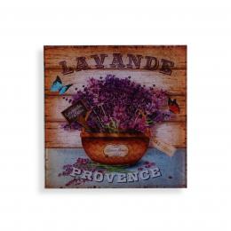 CUADRO CRISTAL LAVANDA 30X30 - Referencia: 20231440