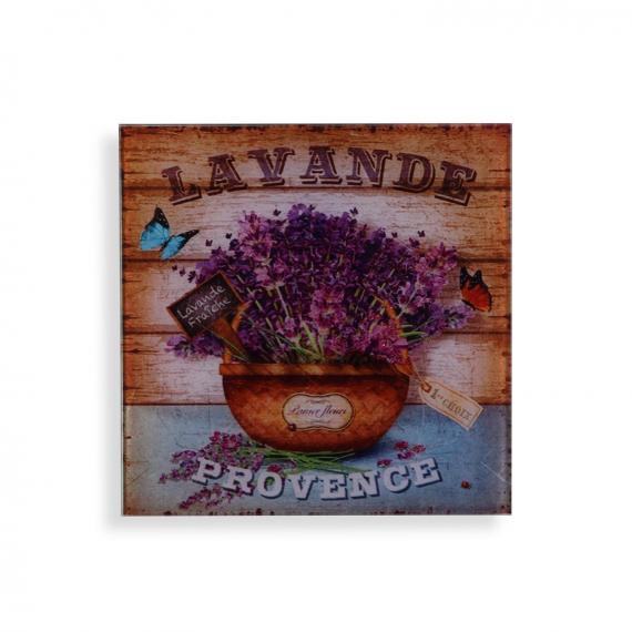Foto CUADRO CRISTAL LAVANDA 30X30 - Referencia: 20231440