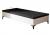 CANAPE 105X190 T/3D NEGRA RUMBERA MOD.RUMBERO BLANCO