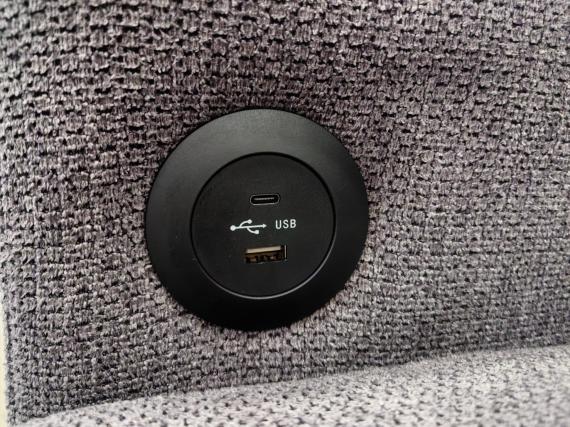 Foto Sofá con cama + 2 arcones+USB+type-C+portavasos - Costa U 280cm x 130cm