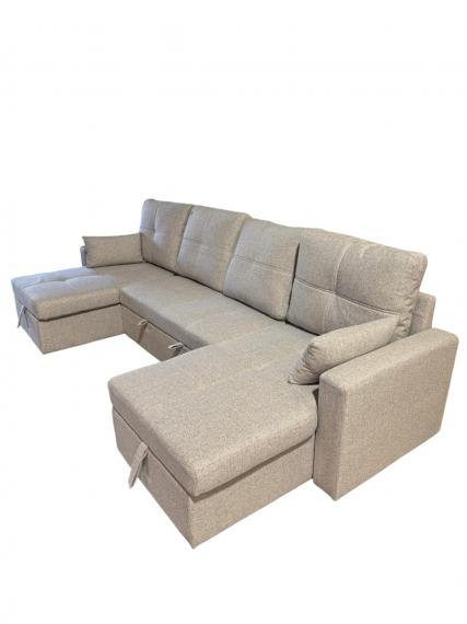 Foto Sofá con cama + 2 arcones+USB+type-C+portavasos - Costa U 280cm x 130cm