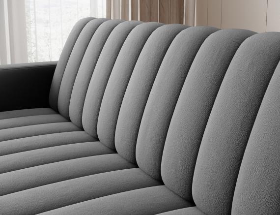 Foto Sofá cama 212 cm gris oscuro - RONEYY