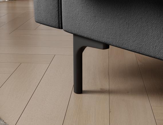 Foto Sofá cama 212 cm gris oscuro - RONEYY