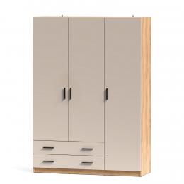 ARMARIO 3PTAS. 2C MOD. ELBA MAUVELLA-BEIG